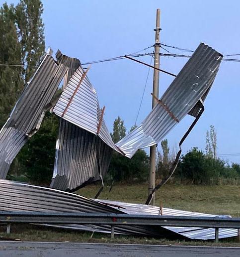 Maltempo Ramo Cade Su Unauto Un Ferito