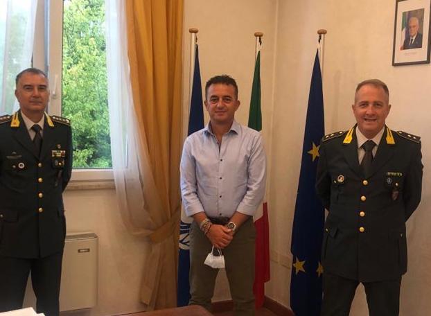 Il Nuovo Comandante Della Finanza In Visita A Misano