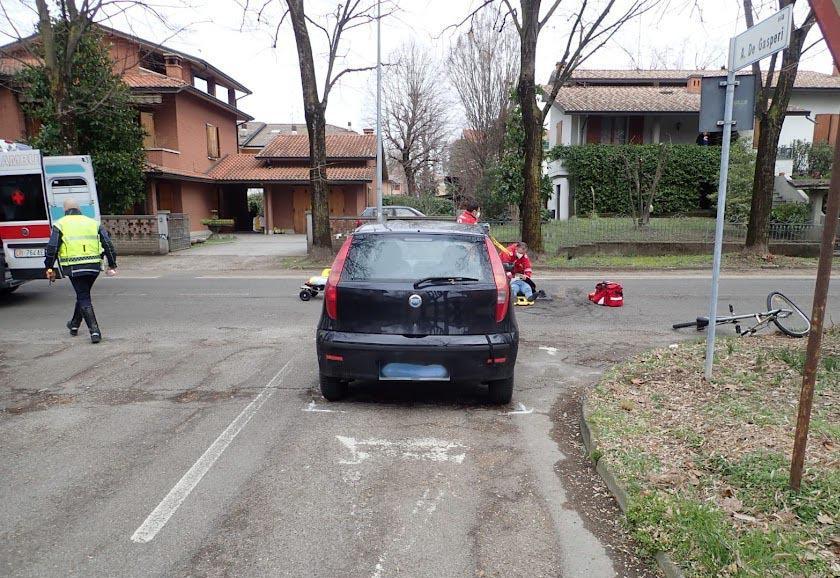 Scontro Auto Bici Ferito Un 61enne