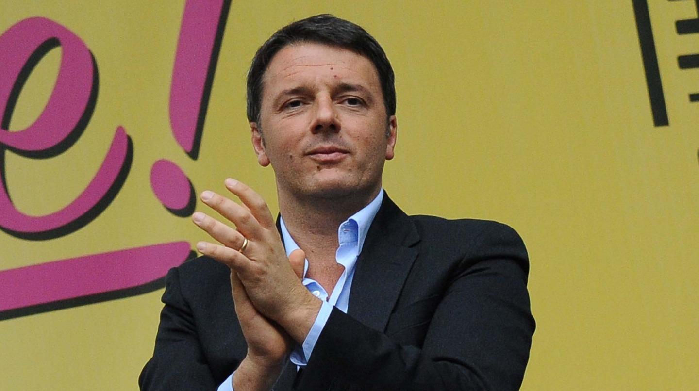 Bologna AllUnipol Arena Renzi Alla Cena Dei Veleni Pd