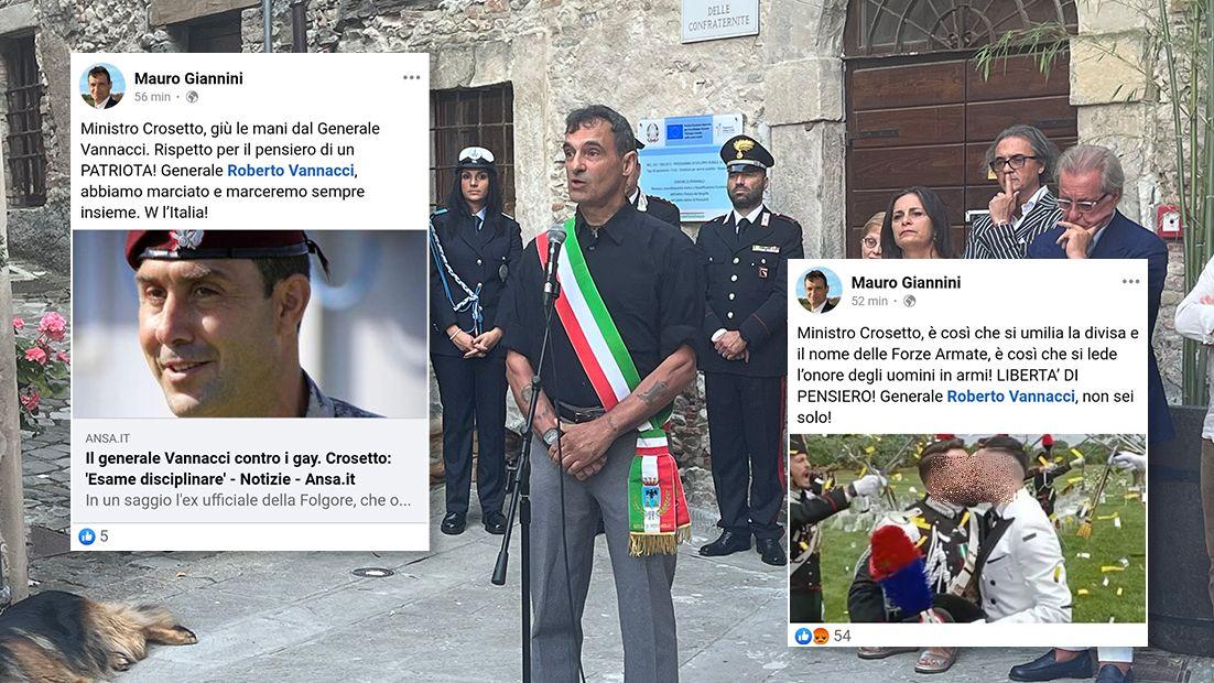 Generale Vannacci Il Sindaco Di Pennabilli Lo Difende Sui Social Un