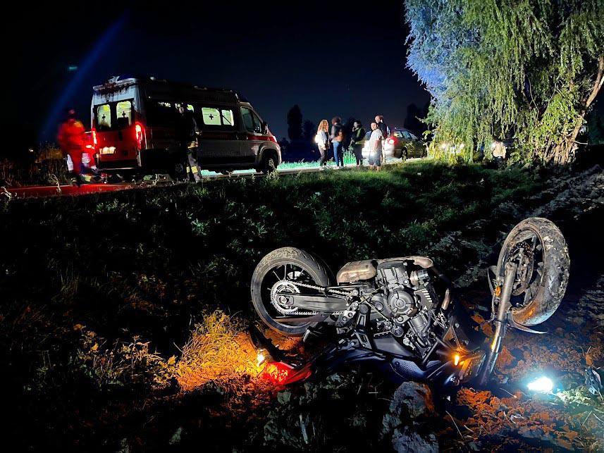 Perde Il Controllo Della Moto Diciottenne Grave