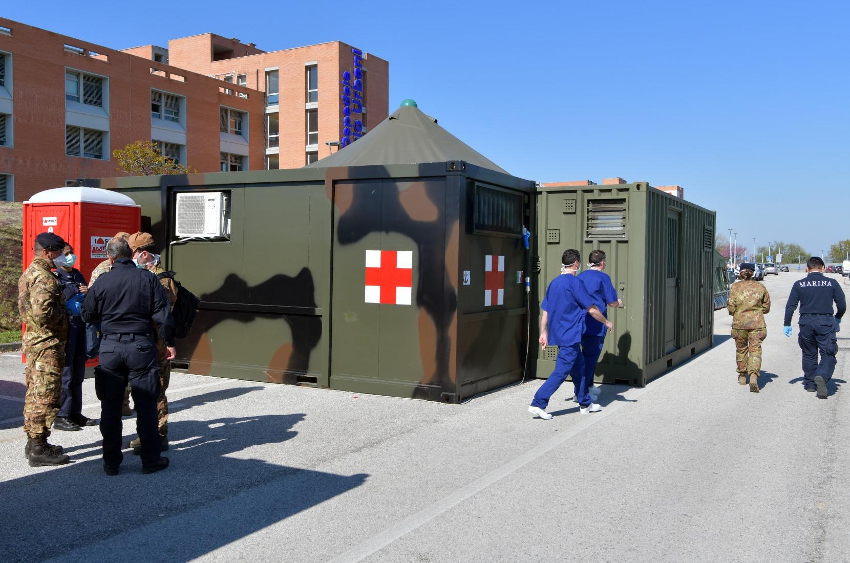 Coronavirus Jesi L Ospedale Da Campo Ospita I Primi Due Pazienti