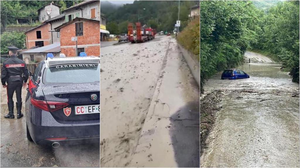 Nubifragio LAppennino Reggiano Finisce Nel Fango