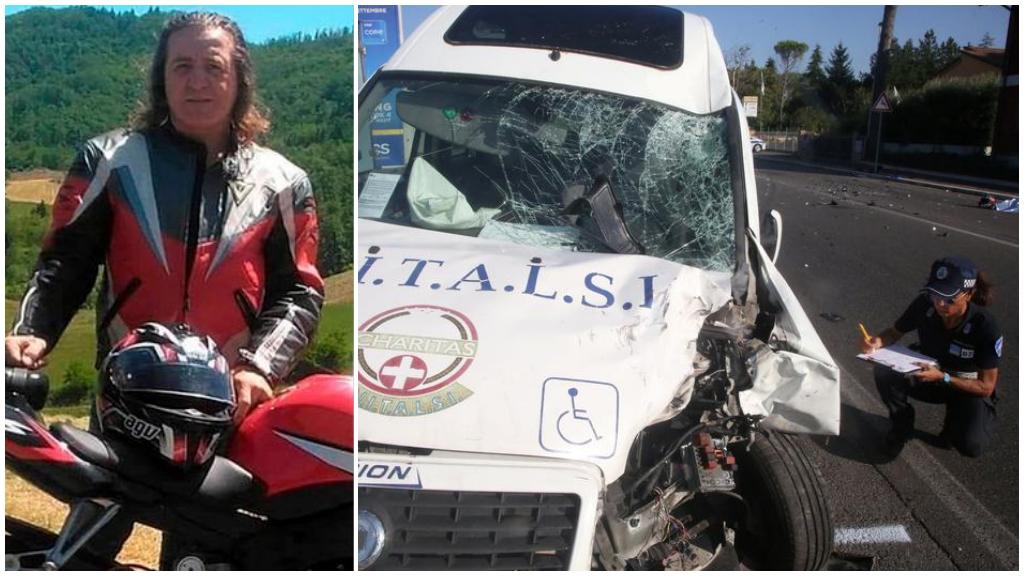 Schianto Sulla Secante In Moto Contro Un Furgone Morti Un Uomo Di 53