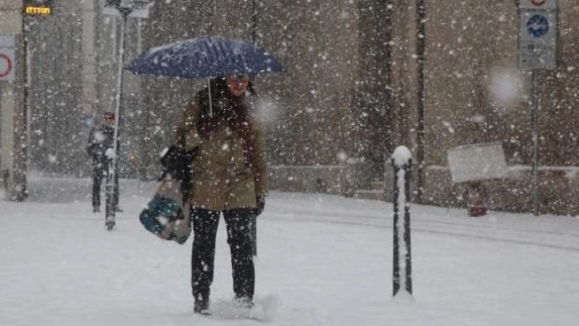 Allerta neve sopra per le zone collinari