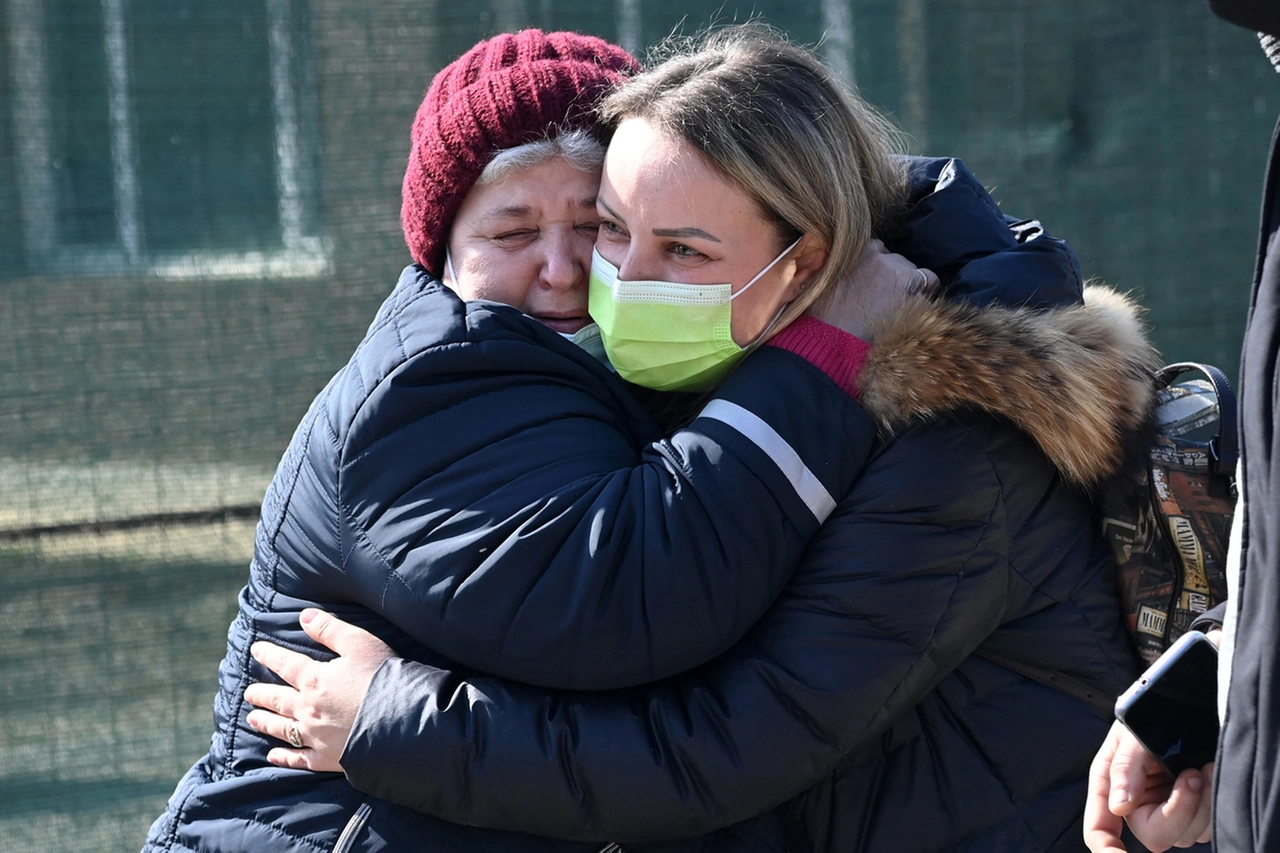 Ucraina, profughi a San Lazzaro di Savena, in provincia di Bologna