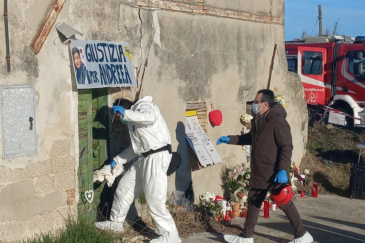 Il luogo del ritrovamento del 20 gennaio (foto Ferreri)