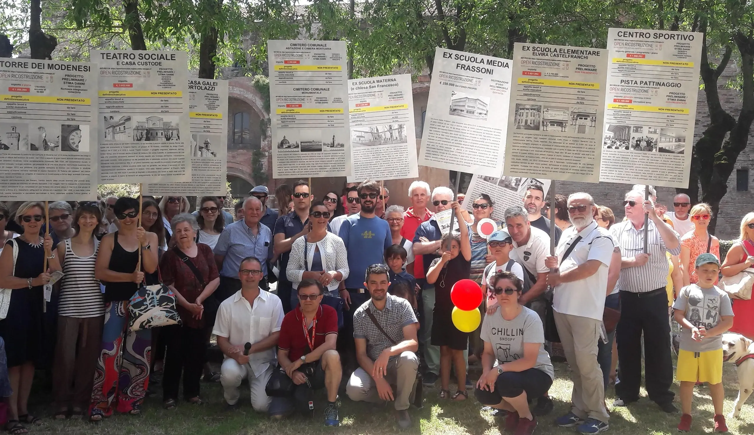 Finale protesta: «Ricostruzione paralizzata»