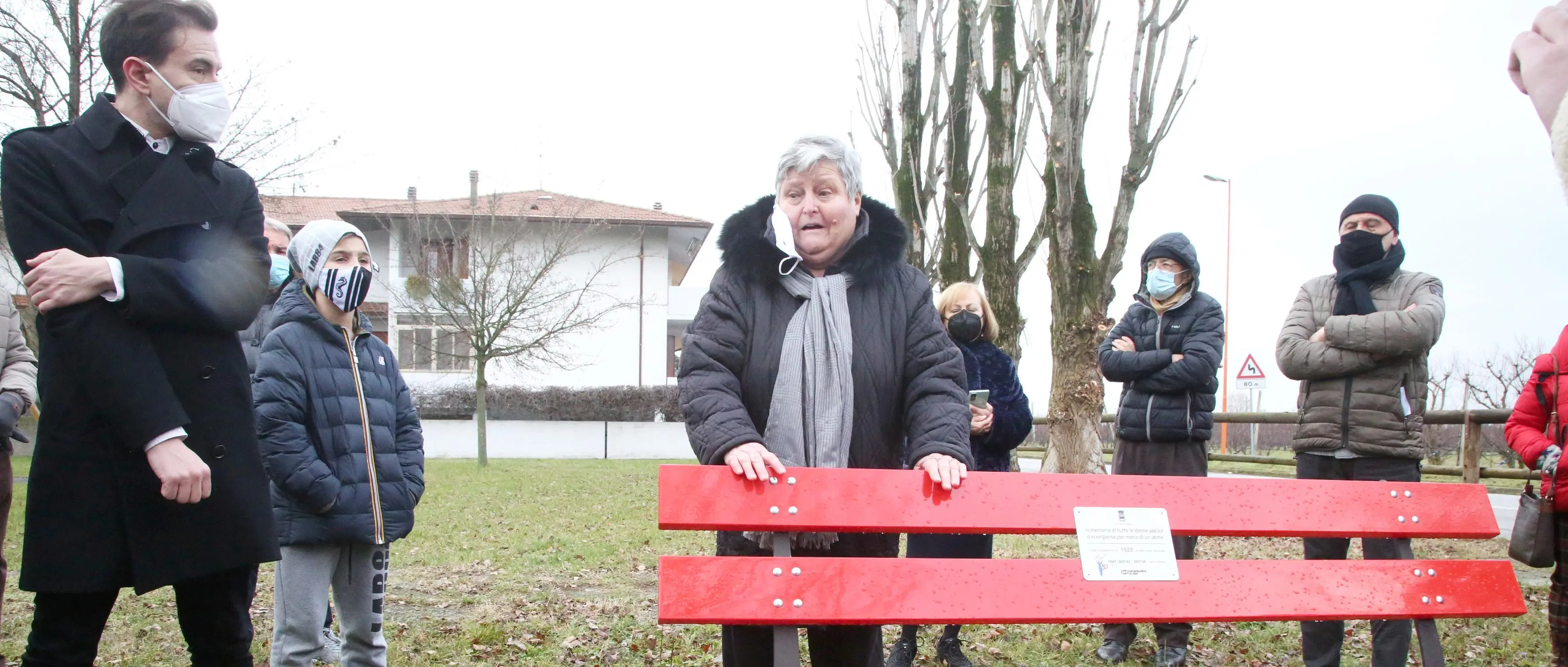 Una panchina rossa per Cristina Golinucci