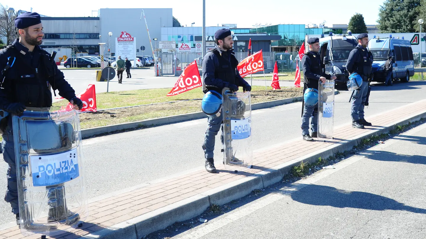 Italpizza, ancora scontri: un arresto