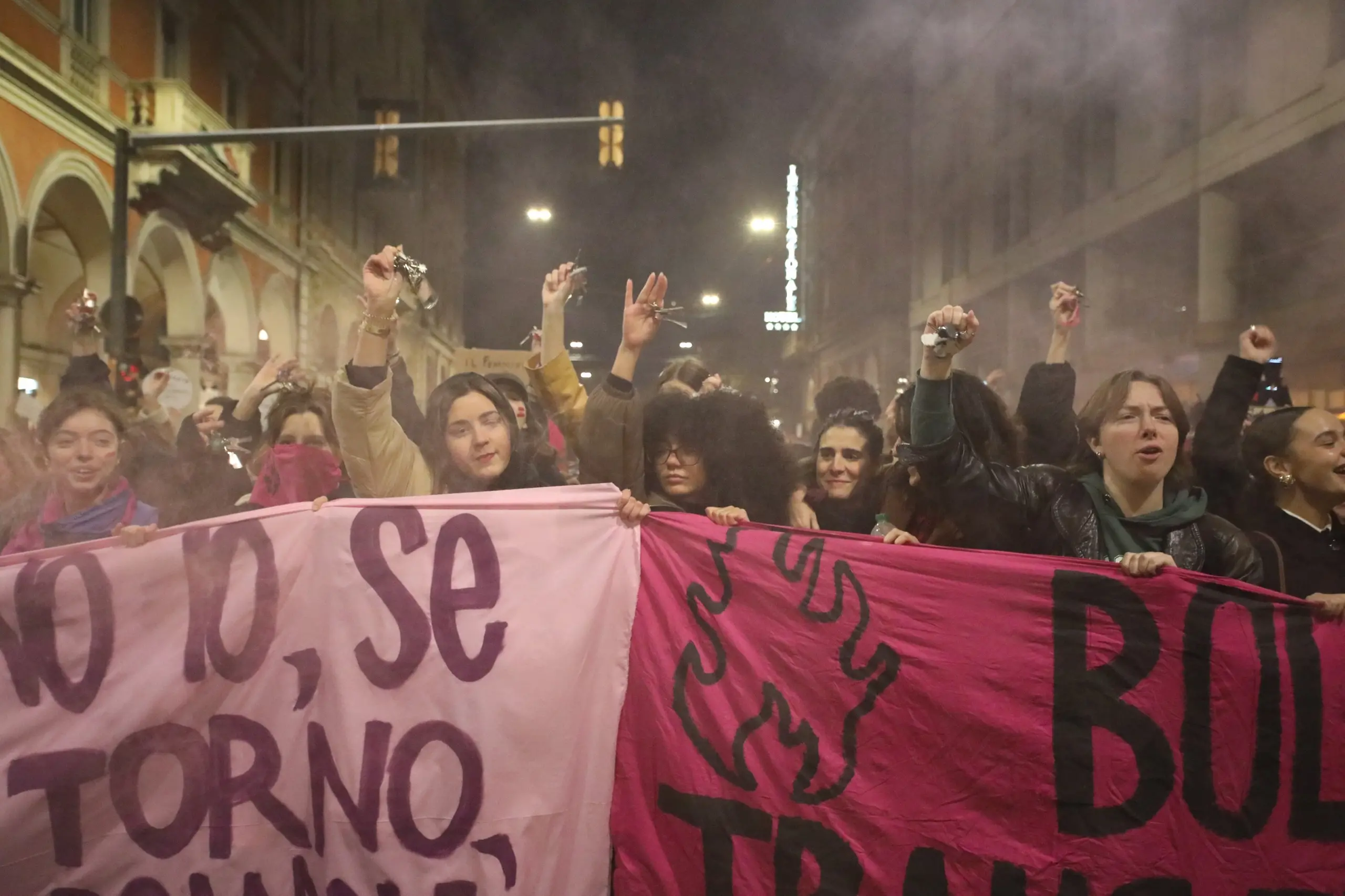 Manifestazione Di Non Una Di Meno Contro La Violenza Sulle Donne