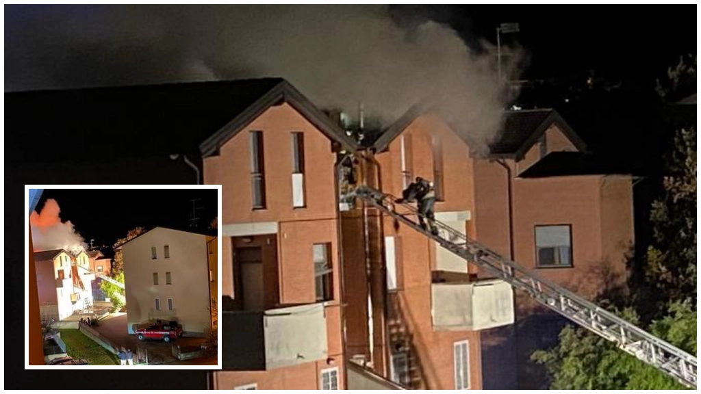 Fiamme e paura a Osteria Grande: i vigili del fuoco al lavoro