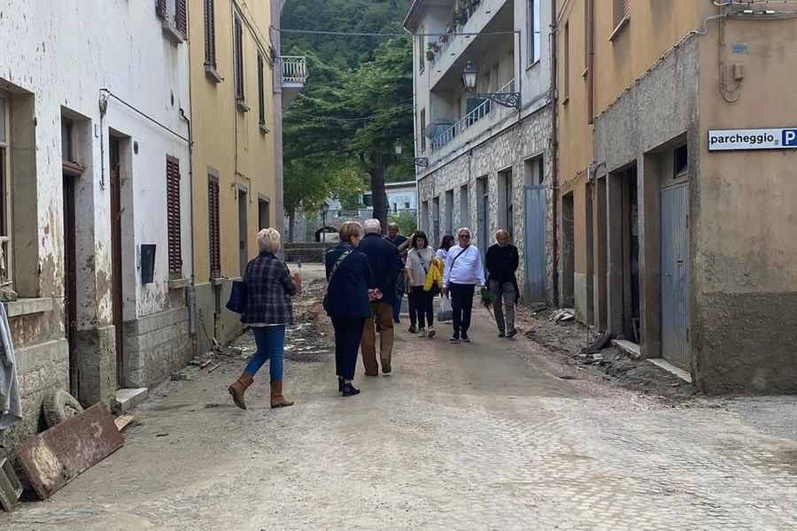 Cantiano, il paese torna a popolarsi dopo il disastro