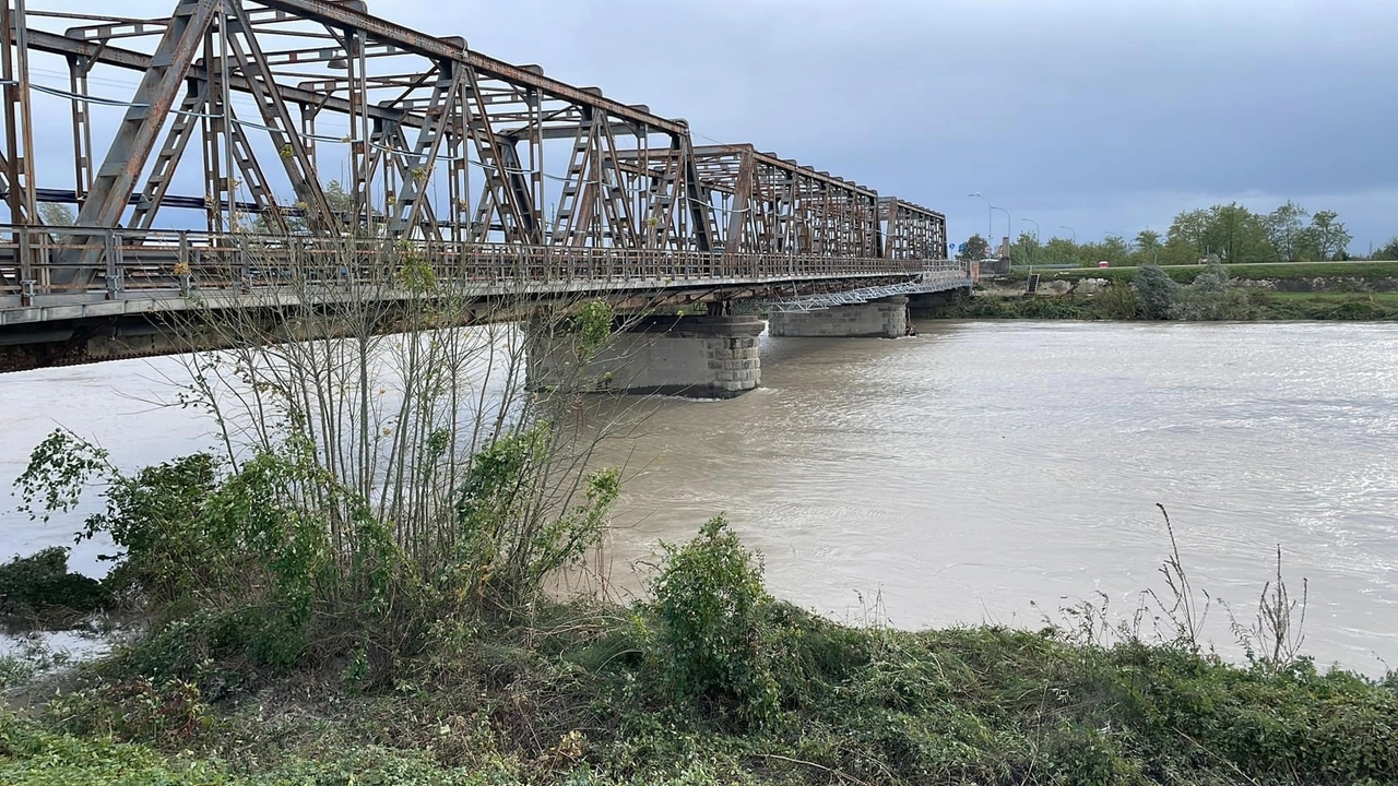 il ponte sull'Adige tra Rovigo e Boara Pisani 