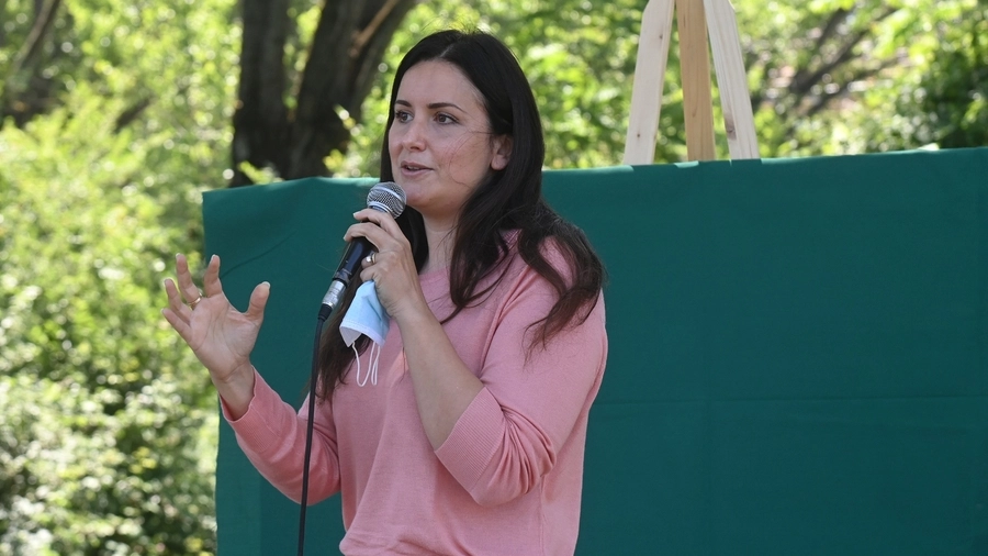 Isabella Conti, candidata alle primarie del centrosinistra (FotoSchicchi)