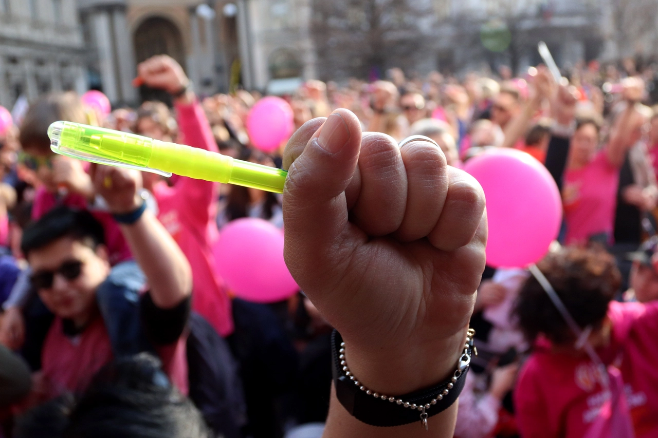 Una manifestazione delle Famiglie Arcobaleno