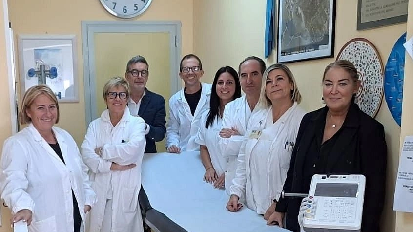 Donato macchinario all’ospedale