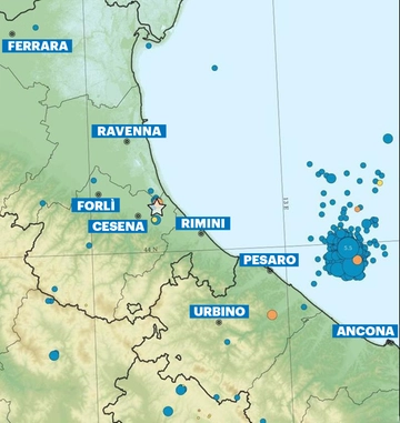 Terremoto a Cesenatico, un mese di scosse in Romagna: “Probabili altri eventi sismici”