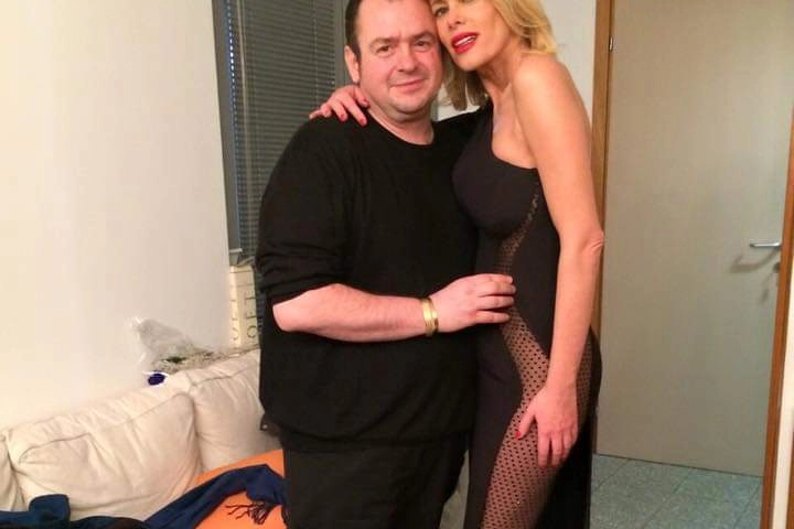 Luigi Massi con Alessia Marcuzzi