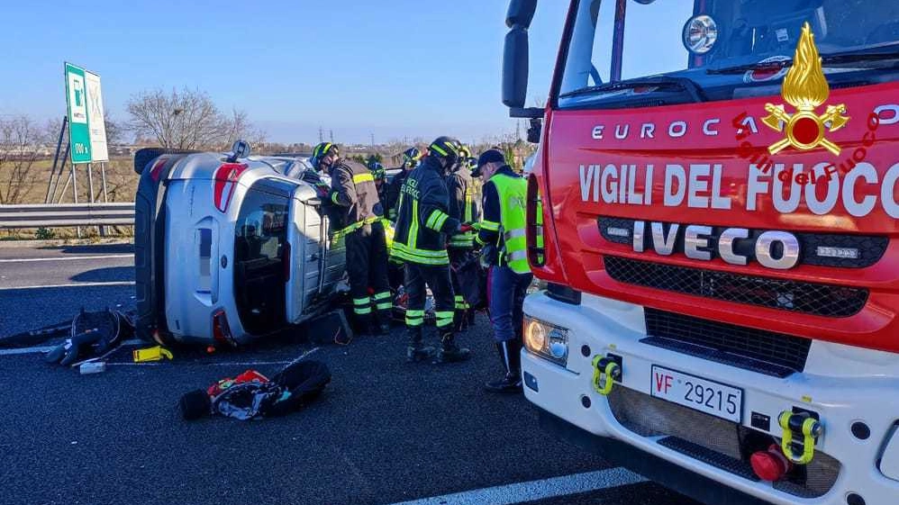 L’incidente in autostrada