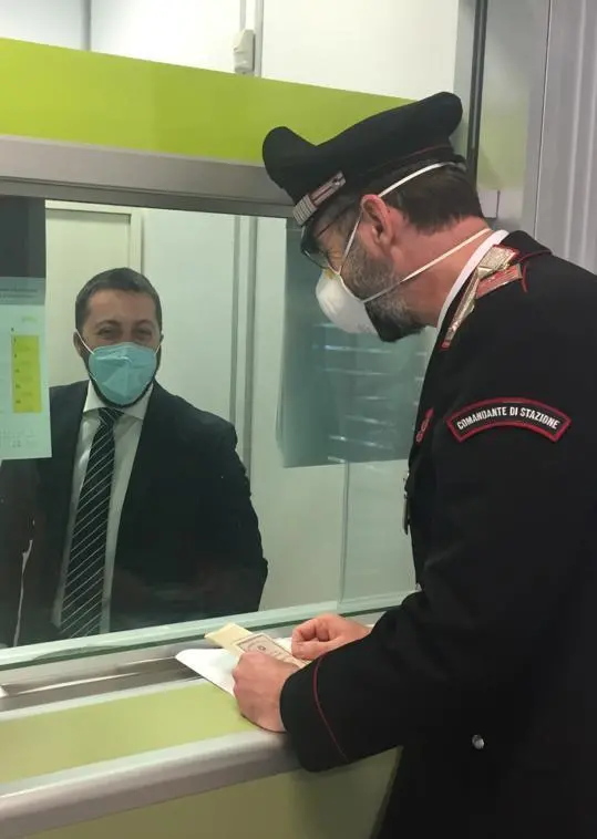 Grazie ai carabinieri