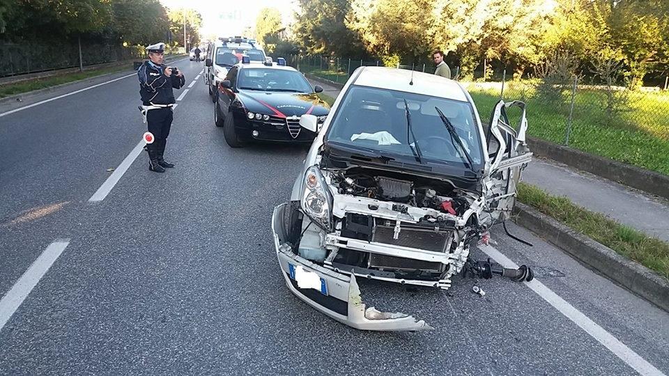 Lugo, Terribile Incidente Auto-camion. Ferita Una Donna. Le Foto