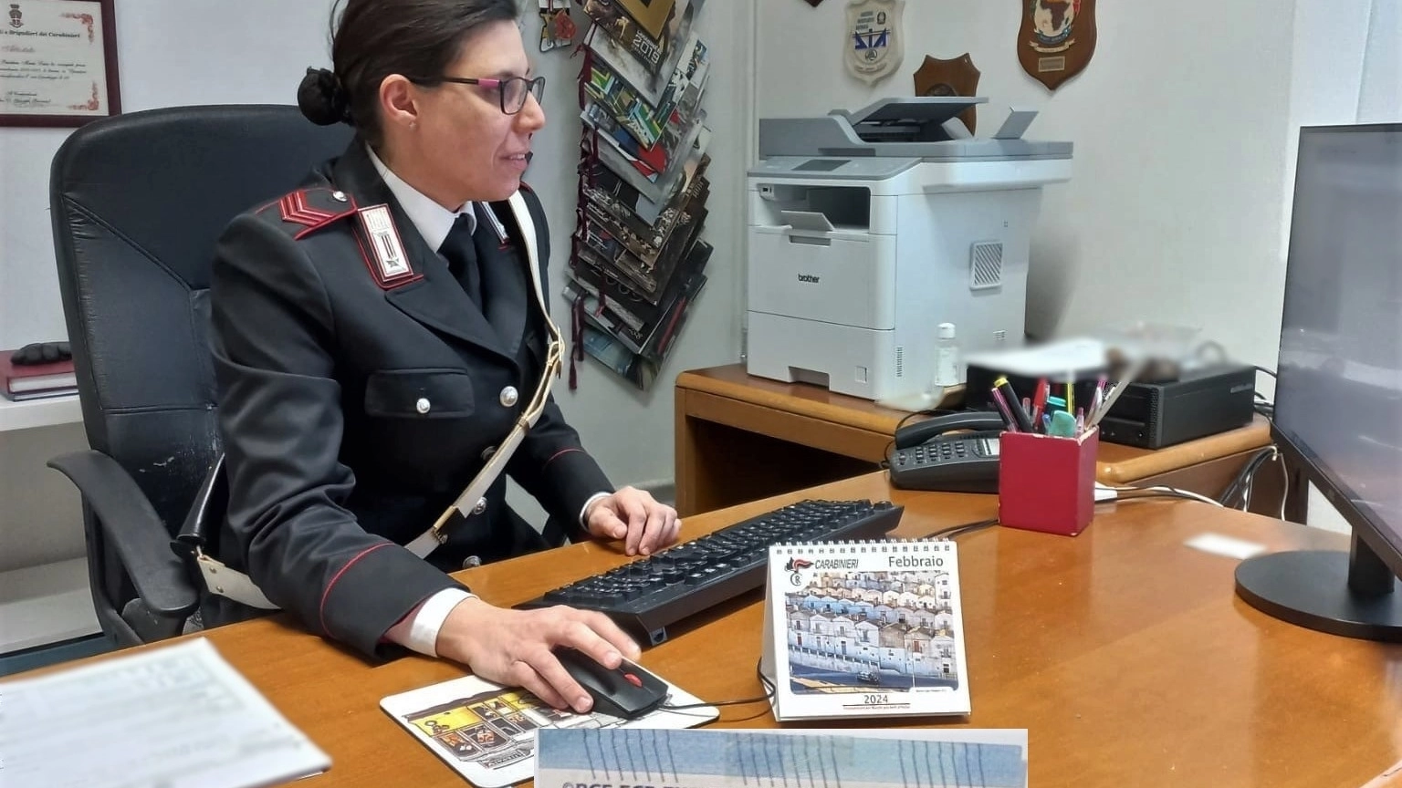 La banconota è stata sequestrata dai carabinieri