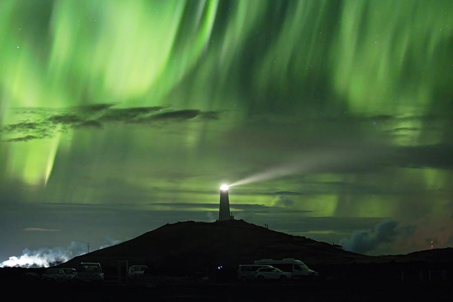 Aurora fotografata da Christopher Mathews