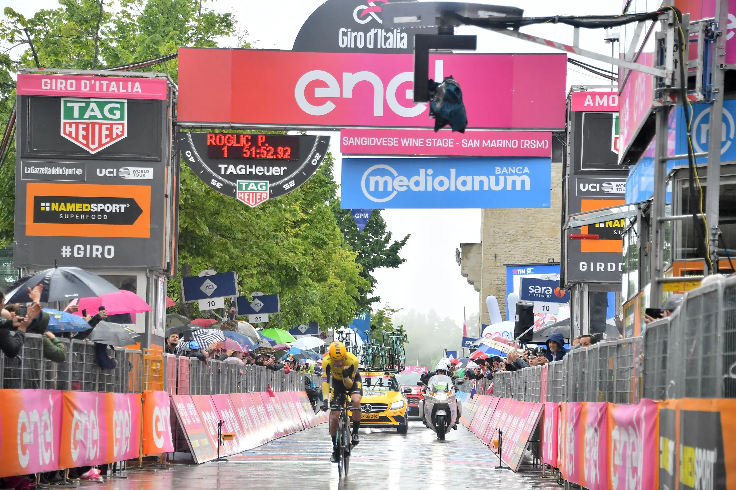 Giro d'Italia 2019 Riccione San Marino, il maltempo non rovina la festa in rosa