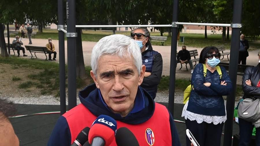 Pier Ferdinando Casini all'inaugurazione dell'Ability park del Velodromo (fotoSchicchi)