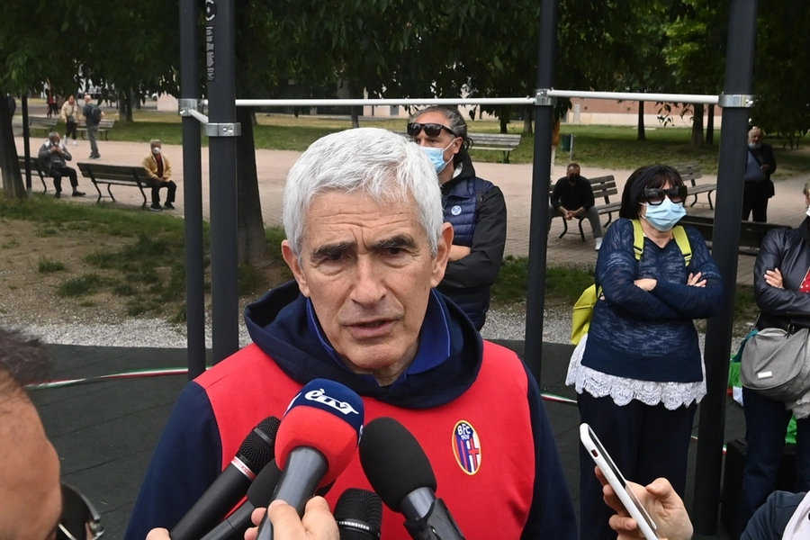 Pier Ferdinando Casini all'inaugurazione dell'Ability park del Velodromo (fotoSchicchi)