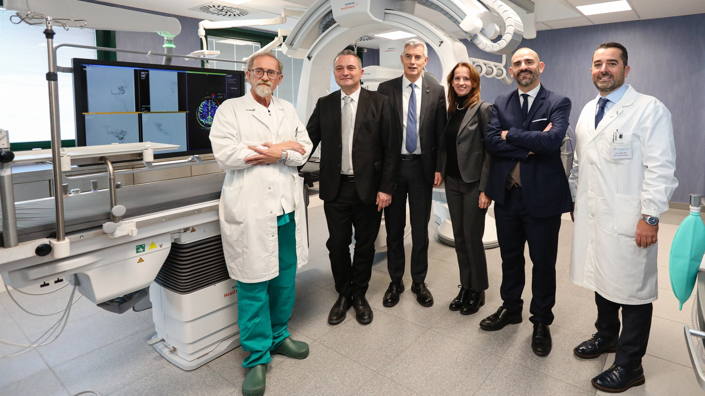 La nuova area neuroragiologica del Maggiore con l’angiografo biplano