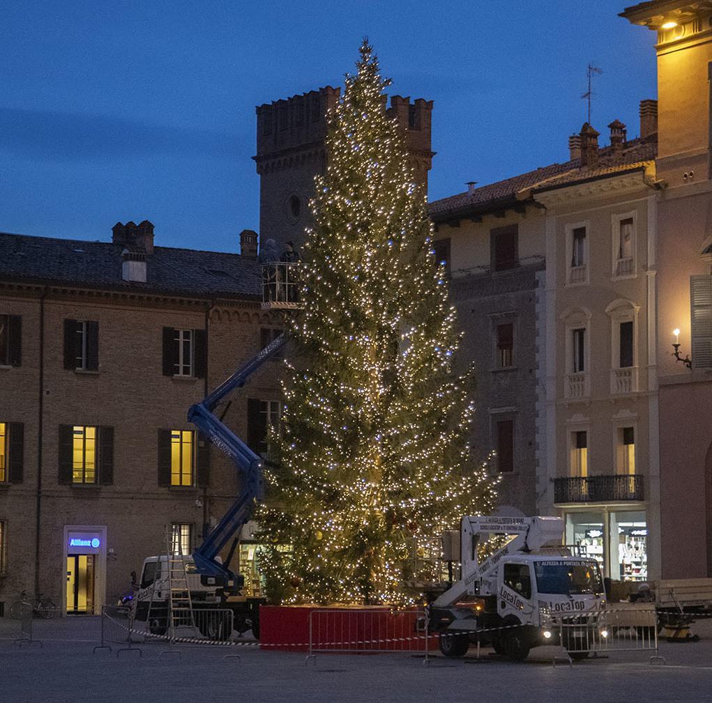 Natale, Si Accende L’albero In Piazza