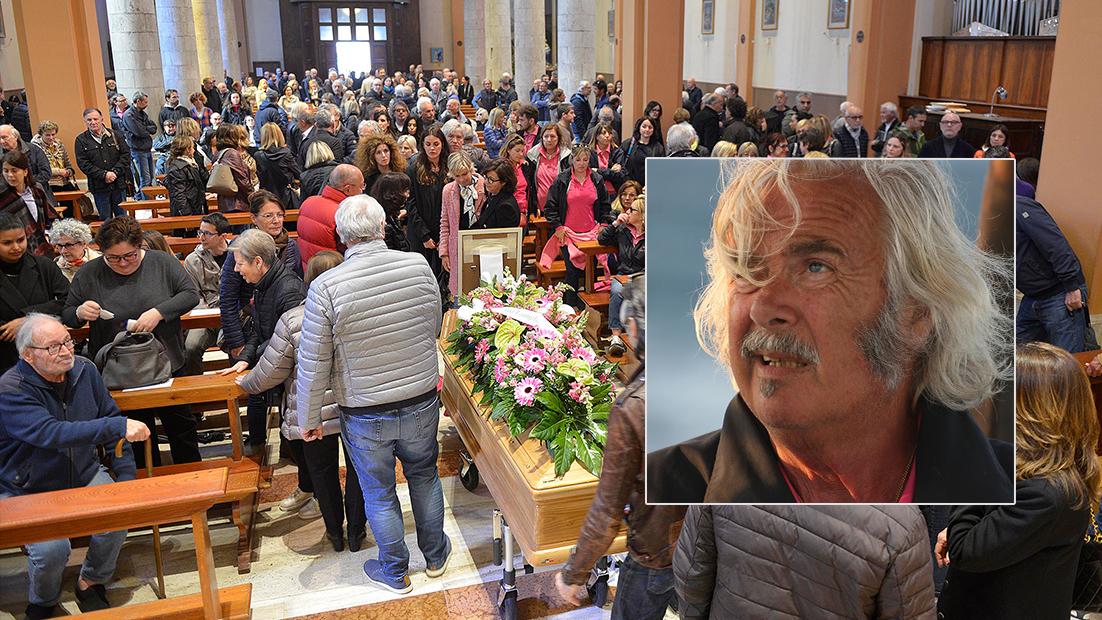 Michele Cinquepalmi funerale fiume di gente per l addio al velista di