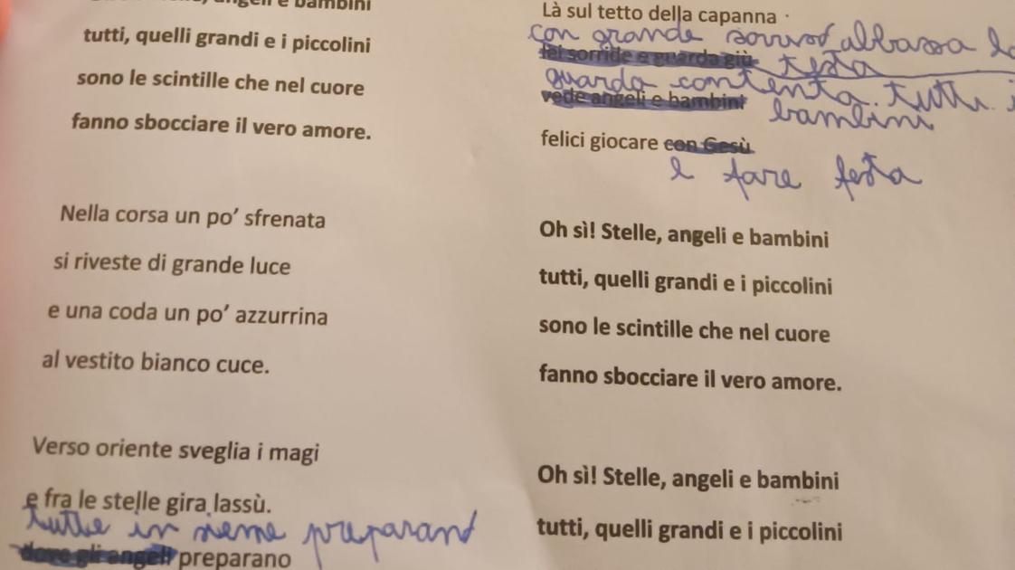 FOTO  Cucù al posto di Gesù, ecco il testo modificato della canzone 