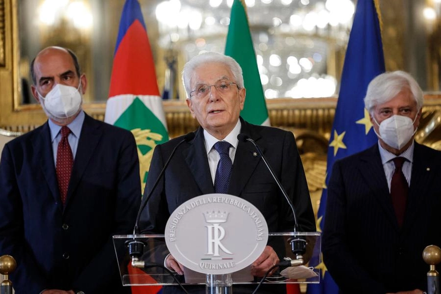 Il presidente Sergio Mattarella  (Ansa)