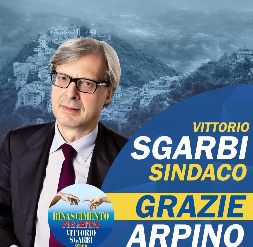 Vittorio Sgarbi nuovo sindaco di Arpino