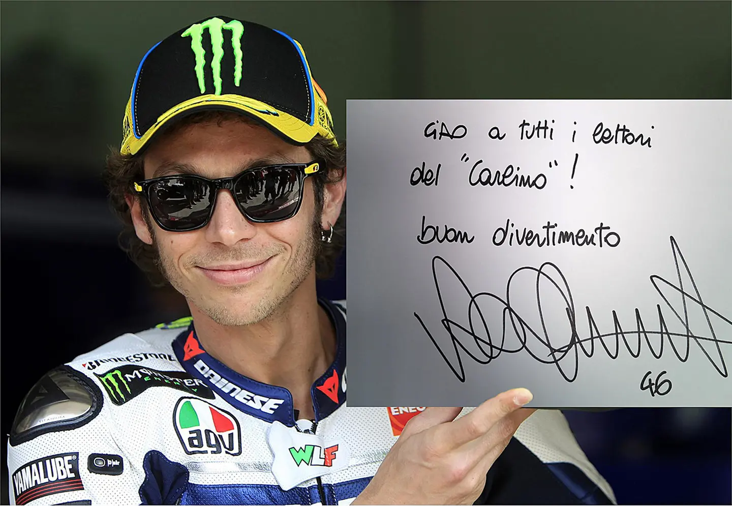 Valentino Rossi, promessa mantenuta