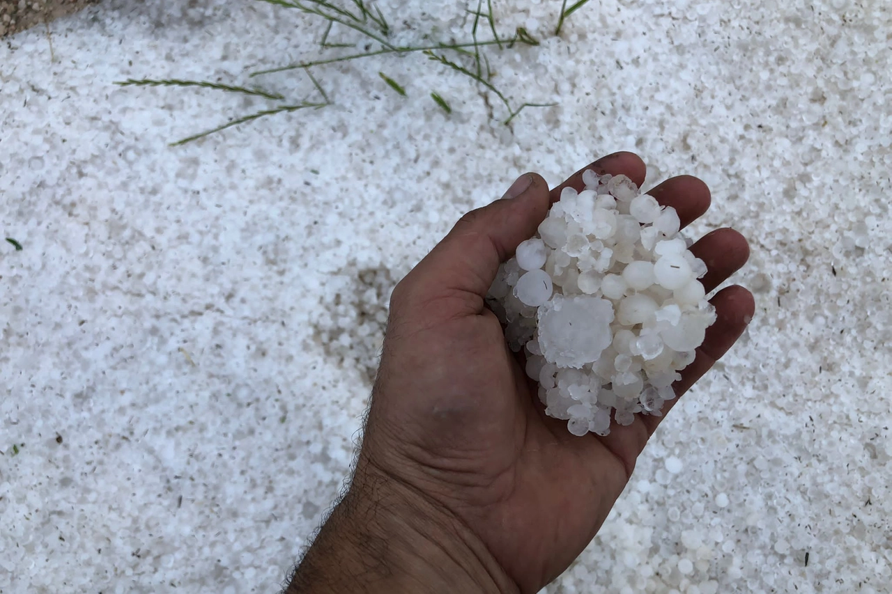 Alcune zone della città sono state colpite dalla grandinata (foto di repertorio)