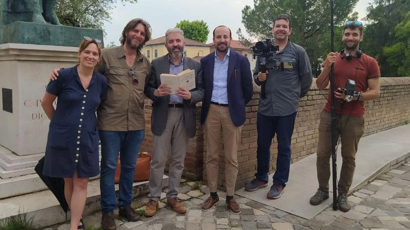 Giulio Cesare al centro  di un documentario tv