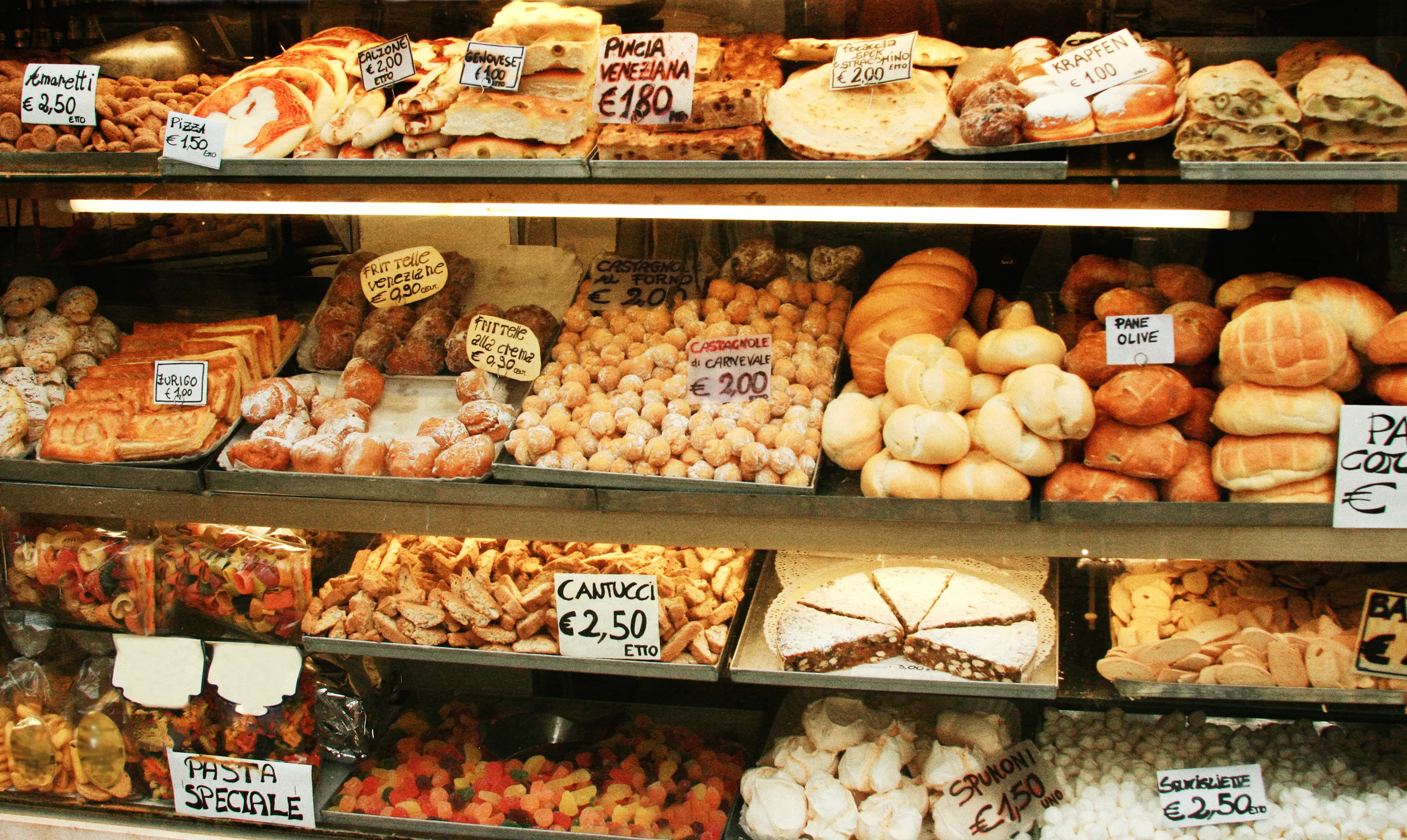 Costo di pane e pasta in aumento: Ferrara la più cara, poi Forlì e Venezia.  La classifica