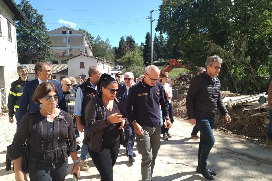 La visita di Fabrizio Curcio stamattina a Pergola