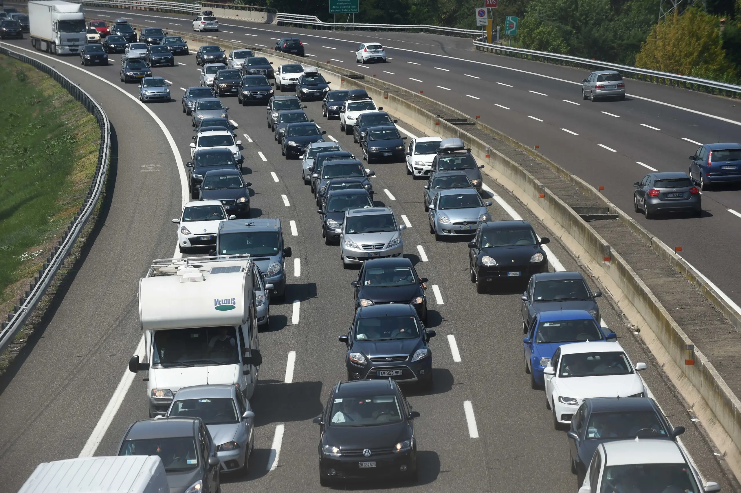 Traffico autostrade previsioni, code nel lungo weekend dell'Epifania