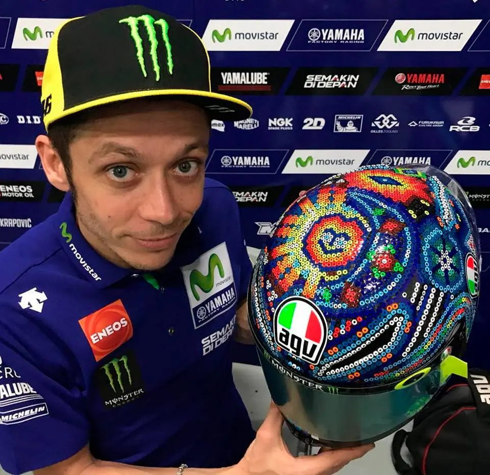 Valentino Rossi, ecco il casco 'messicano' / FOTO