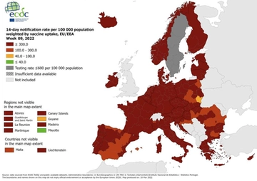 Covid: salgono Rt e incidenza. Germania: timori per Omicron. Cina: lockdown per 9 milioni