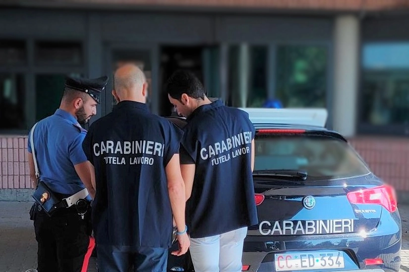 L'operazione dei carabinieri per la tutela del lavoro era iniziata a gennaio