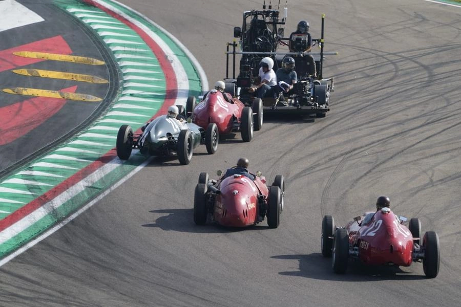 Autodromo Imola, ecco le foto del set (Foto Isolapress)