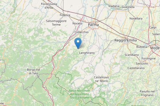 Terremoto a Parma, due scosse di 3.3 a 6 km da Calestano