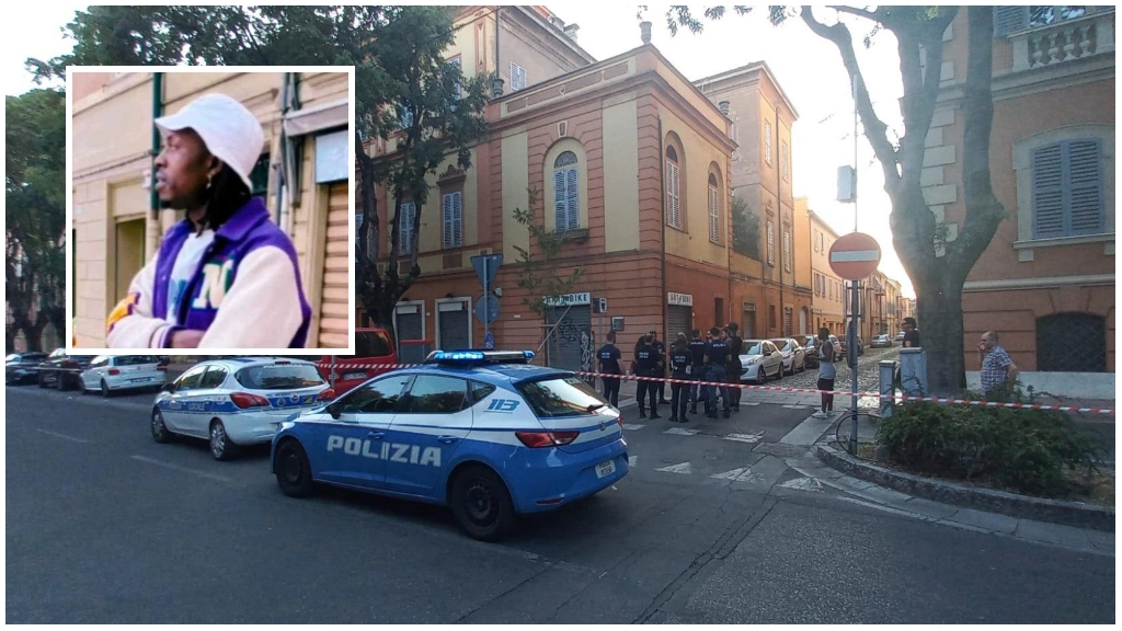 Nel riquadro Friday Endurance ucciso a coltellate in pieno centro a Modena